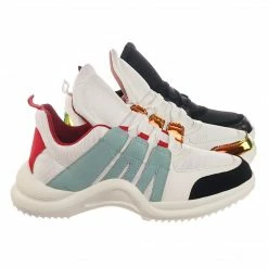 Bamboo New Vicky01 Lightweight Oversized Tongue W Sharktooth Grip Sole Sneaker