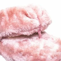 Bamboo New Warmness05 Fluffy Faux Rabbit Fur Sandal - Flatform Thong Flip Flop Slipper