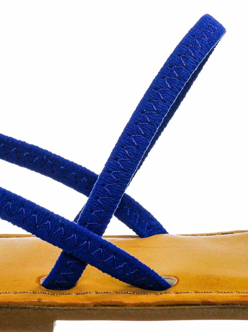 Bamboo New Waterfront24 Summer Multi Strap Slingback Sandals - Womens Open Toe Elastic Shoe