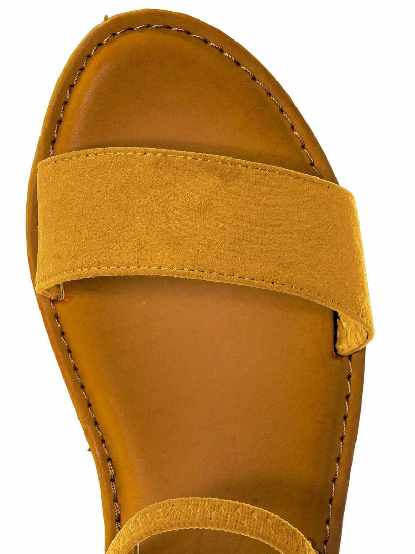 Bamboo New Waterfront24 Summer Multi Strap Slingback Sandals - Womens Open Toe Elastic Shoe