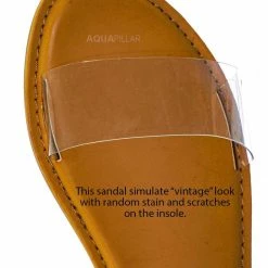 Bamboo New Waterfront24 Summer Multi Strap Slingback Sandals - Womens Open Toe Elastic Shoe