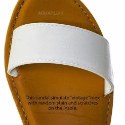 Bamboo New Waterfront24 Summer Multi Strap Slingback Sandals - Womens Open Toe Elastic Shoe