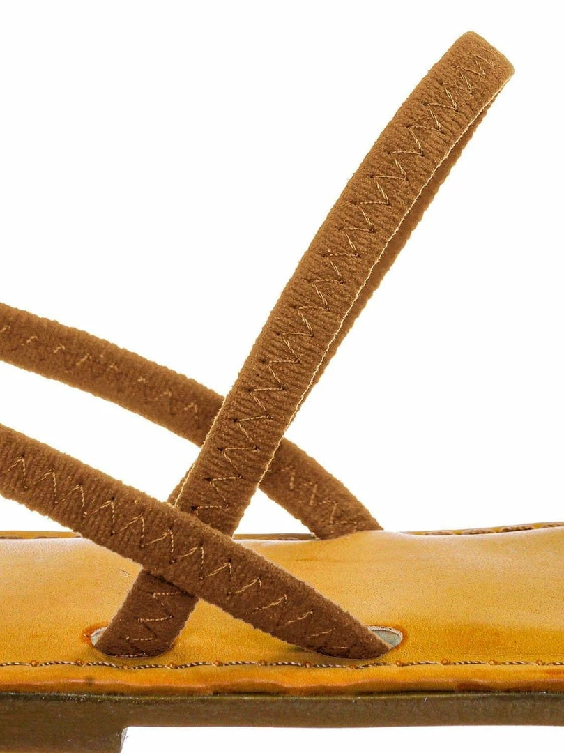 Bamboo New Waterfront24 Summer Multi Strap Slingback Sandals - Womens Open Toe Elastic Shoe