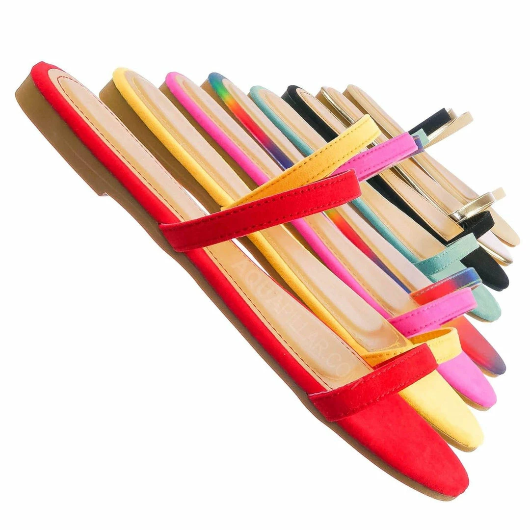 Bamboo New Zest50 Summer Double Strap Slides - Womens Casual Open Toe Slip On Shoes