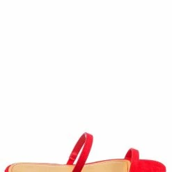 Bamboo New Zest50 Summer Double Strap Slides - Womens Casual Open Toe Slip On Shoes