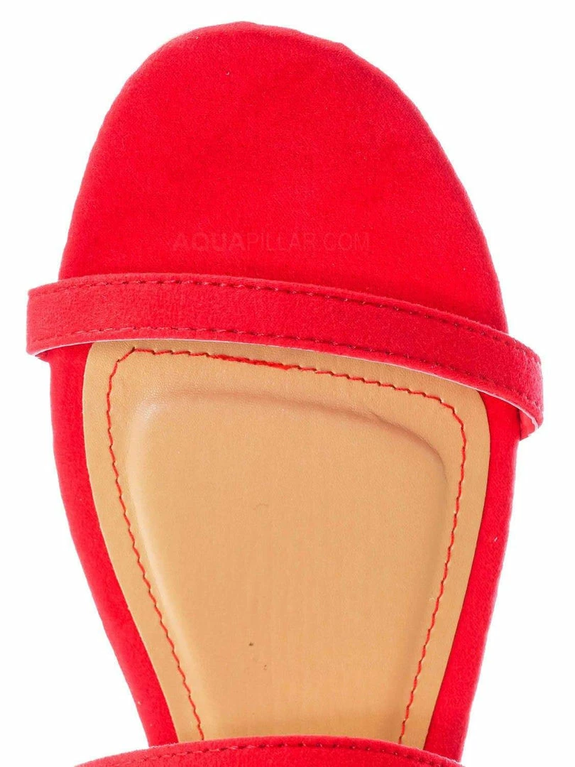 Bamboo New Zest50 Summer Double Strap Slides - Womens Casual Open Toe Slip On Shoes