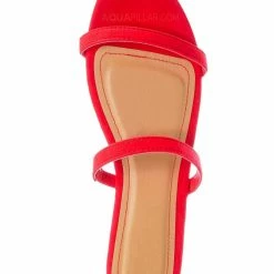 Bamboo New Zest50 Summer Double Strap Slides - Womens Casual Open Toe Slip On Shoes