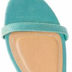 Bamboo New Zest50 Summer Double Strap Slides - Womens Casual Open Toe Slip On Shoes