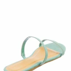 Bamboo New Zest50 Summer Double Strap Slides - Womens Casual Open Toe Slip On Shoes