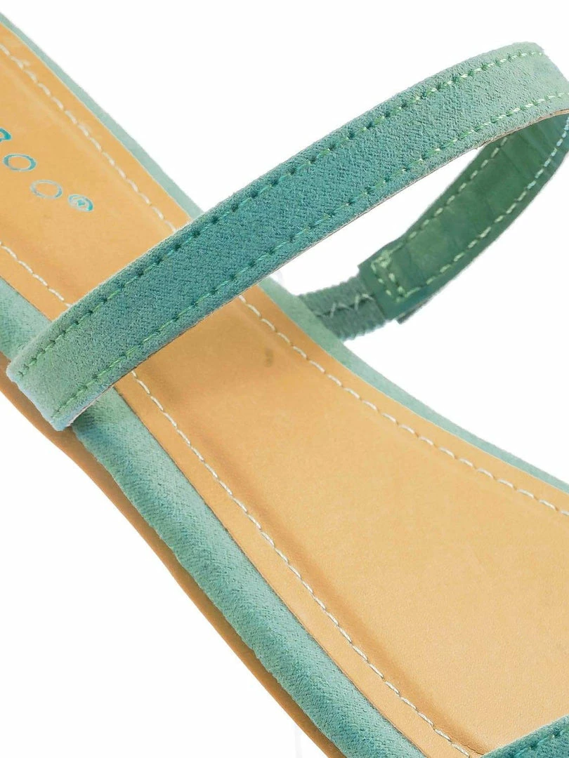 Bamboo New Zest50 Summer Double Strap Slides - Womens Casual Open Toe Slip On Shoes