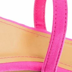 Bamboo New Zest50 Summer Double Strap Slides - Womens Casual Open Toe Slip On Shoes