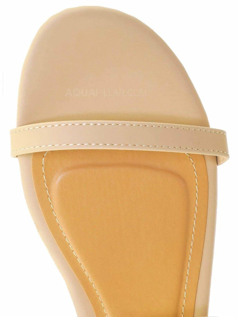 Bamboo New Zest50 Summer Double Strap Slides - Womens Casual Open Toe Slip On Shoes