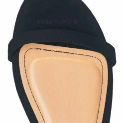 Bamboo New Zest50 Summer Double Strap Slides - Womens Casual Open Toe Slip On Shoes