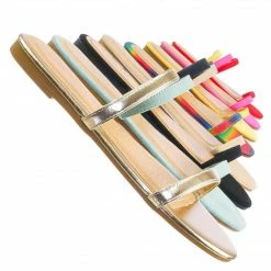 Bamboo New Zest50 Summer Double Strap Slides - Womens Casual Open Toe Slip On Shoes