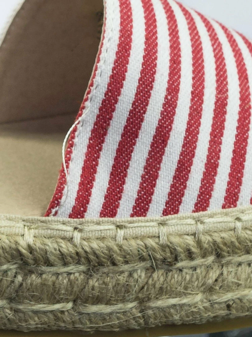 Bella Luna Kimber Comfortable Espadrille Flatform Rope Jute Wrap W Close Toe Ankle Strap New