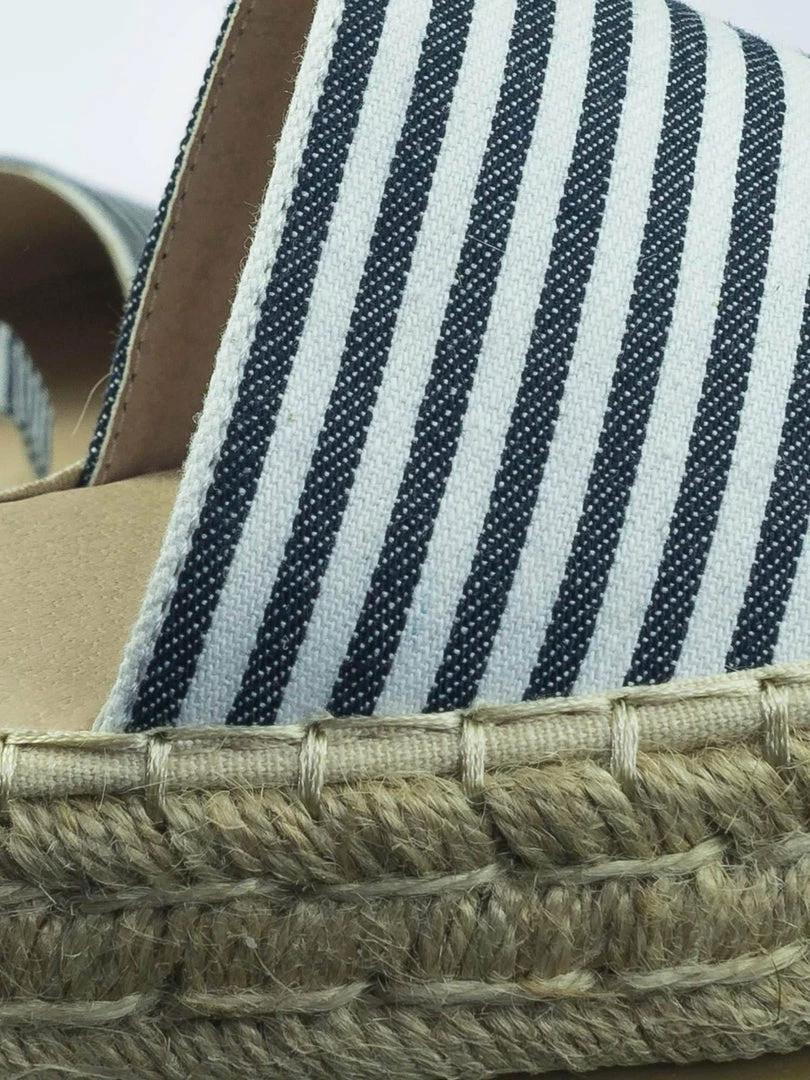 Bella Luna Kimber Comfortable Espadrille Flatform Rope Jute Wrap W Close Toe Ankle Strap New