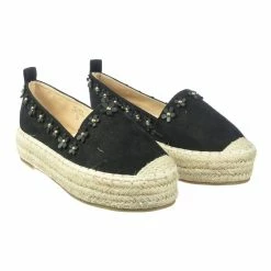 Bella Luna New Melanie8 Light Weight Espadrille Jute Flat Flatform Platform W Daisy Flower