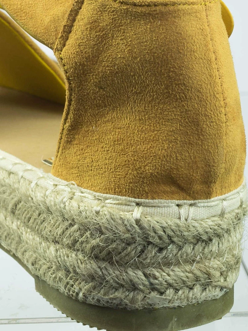 Bella Luna New Moira10 Comfortable Espadrille Flatform Rope Jute Wrap W Close Toe Ankle Strap