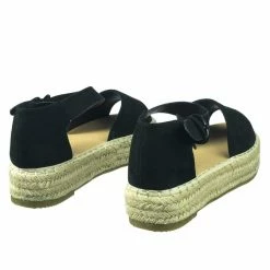 Bella Luna New Moira10 Comfortable Espadrille Flatform Rope Jute Wrap W Close Toe Ankle Strap