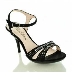 New Lin85 By Blossom, Pearl Faux Suede Open Toe Sling Back Low Platform Pump Sandals