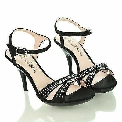 New Lin85 By Blossom, Pearl Faux Suede Open Toe Sling Back Low Platform Pump Sandals