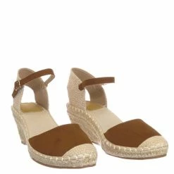 Bonnibel Ana1 Espadrille Platform Wedge Heel Sandal - Women Backless Ankle Strap Cap Toe New