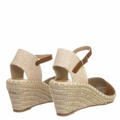 Bonnibel Ana1 Espadrille Platform Wedge Heel Sandal - Women Backless Ankle Strap Cap Toe New