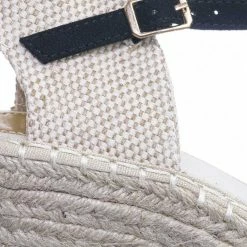 Bonnibel Ana1 Espadrille Platform Wedge Heel Sandal - Women Backless Ankle Strap Cap Toe New