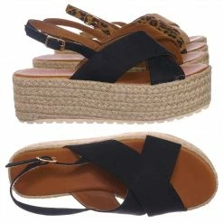 Bonnibel New Brona1 Lightweight Espadrille Jute Braided Flatform - Women Chunky Rustic Shoe