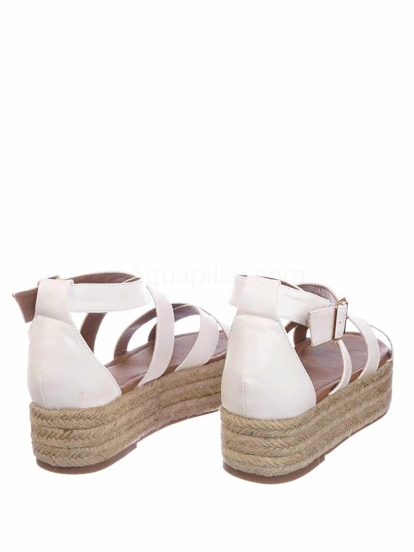 Bonnibel Fatima1 Wrapped Espadrille Jute Flatform Sandal - Summer Open Toe Braided Shoe New