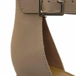 Bonnibel New Kimberly3 Clear Lucite Chunky Heel Sandals - Womens Dressy Open Toe Shoes