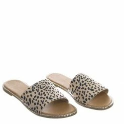 Bonnibel Micah Punk Rock Metal Stud Welt Slide - Women Hardware Slipper Flat Sandals