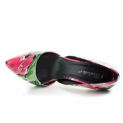 Mavis13 By Breckelle's, D'Orsay Pointy Toe Classic Stiletto Heel Pump New