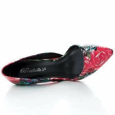 Mavis13 By Breckelle's, D'Orsay Pointy Toe Classic Stiletto Heel Pump New