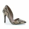 Mavis24 By Breckelle's, D'Orsay Pointy Toe Slip On Stiletto Heel Pumps