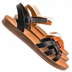 Bamboo Marmie32 Ankle Strap Flexible Sandal - Women Quarter Strap Woven Yoga Huarache