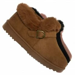 Forever Link Annie52 Faux Fur Shootie Slipper - Men Women Shearling Bootie