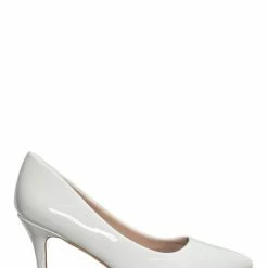 Forever Link Heels Sanzi2 Low Stiletto Heel Pumps - Slip On Dress Shoes Solid Or Animal Prints