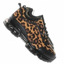 La Shailah Flow29 Chunky Translucent Clear Bottom Sneakers New