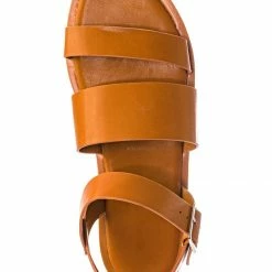 Bamboo Sidekick02 Flatform Wide Band Sandal - Women Molded Footbed Quarter Strap