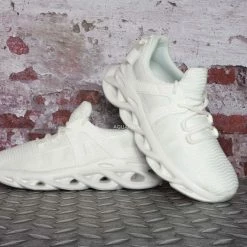 La Shailah Brave12 Chunky Elastic Mesh Sneaker - Unisex Sculpted Outsole Shoes