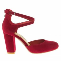 City Classified New Anytime Comfort Foam Padded Chunky Block Heel Crisscross Strap D'Orsay Pump
