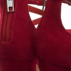 City Classified New Anytime Comfort Foam Padded Chunky Block Heel Crisscross Strap D'Orsay Pump