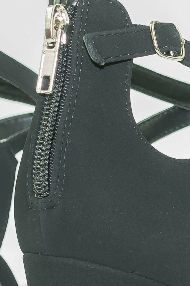 City Classified New Anytime Comfort Foam Padded Chunky Block Heel Crisscross Strap D'Orsay Pump