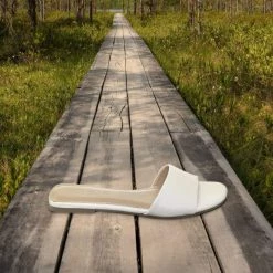 City Classified New Fair Flat Open Toe Slide Sandals - Women One Band Slipper