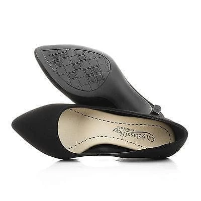 City Classified James By Classified, Pointy Toe Classic Dress Low Heel Pumps New