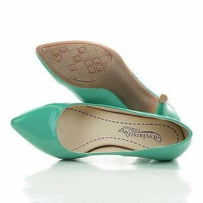 City Classified James By Classified, Pointy Toe Classic Dress Low Heel Pumps New