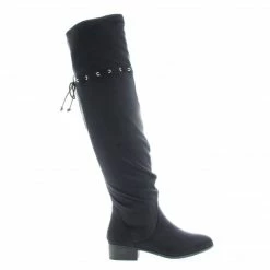 City Classified Oneway By Classified, OTK Over Knee Slouchy Western Inspired Boots W Interlacing Closure