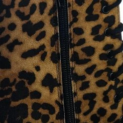 City Classified New Stain High Heel Combat Lace Up Ankle Bootie W Pointed Toe & Corset