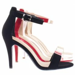 City Classified Tandra By Classified Single Band Dress Heel Sandal With Ankle Strap, Classic Open Toe Pump